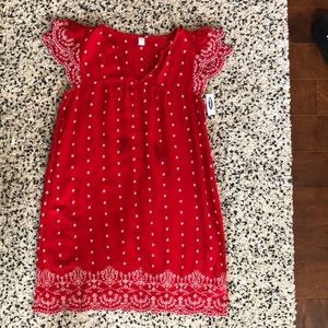 Old Navy Red NWT Eyelet Dress